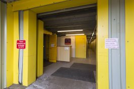 Entrance to the storage warehouse