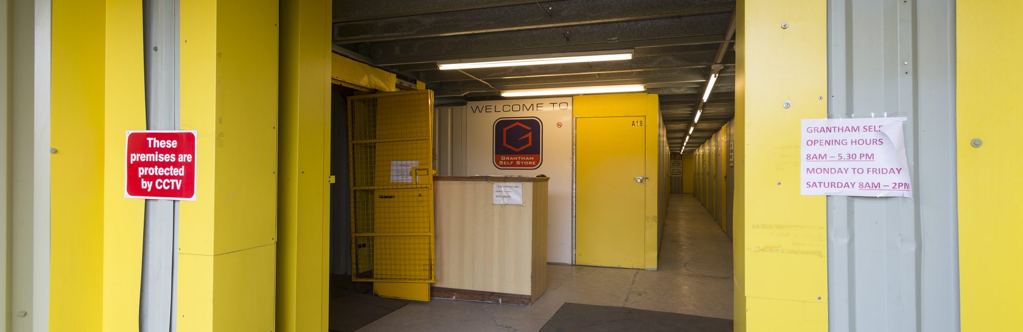 entry to the storage container at granthams